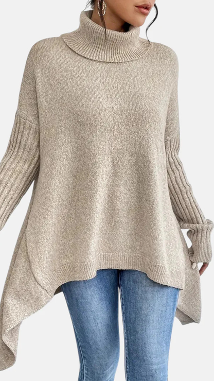 BRIGITTE – SUÉTER DE CUELLO ALTO LARGO