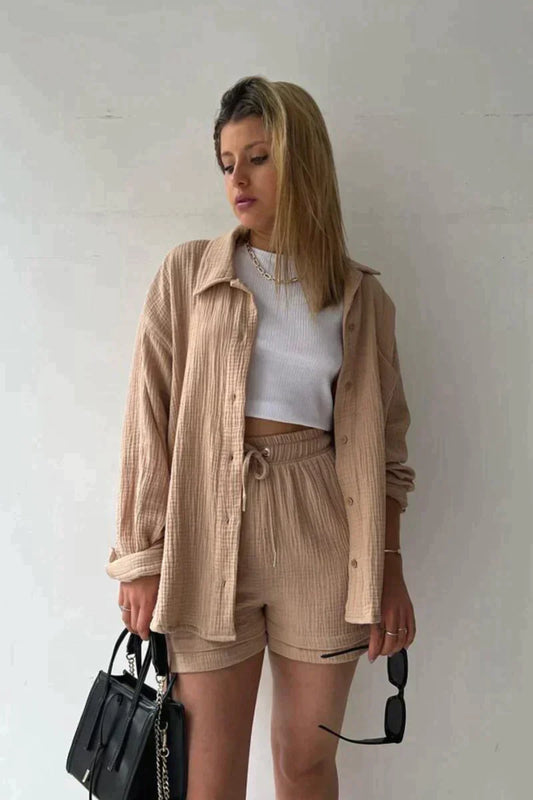 Montrel ™ - Ensemble Suzanne 2 Pièces Décontracté & Confortable