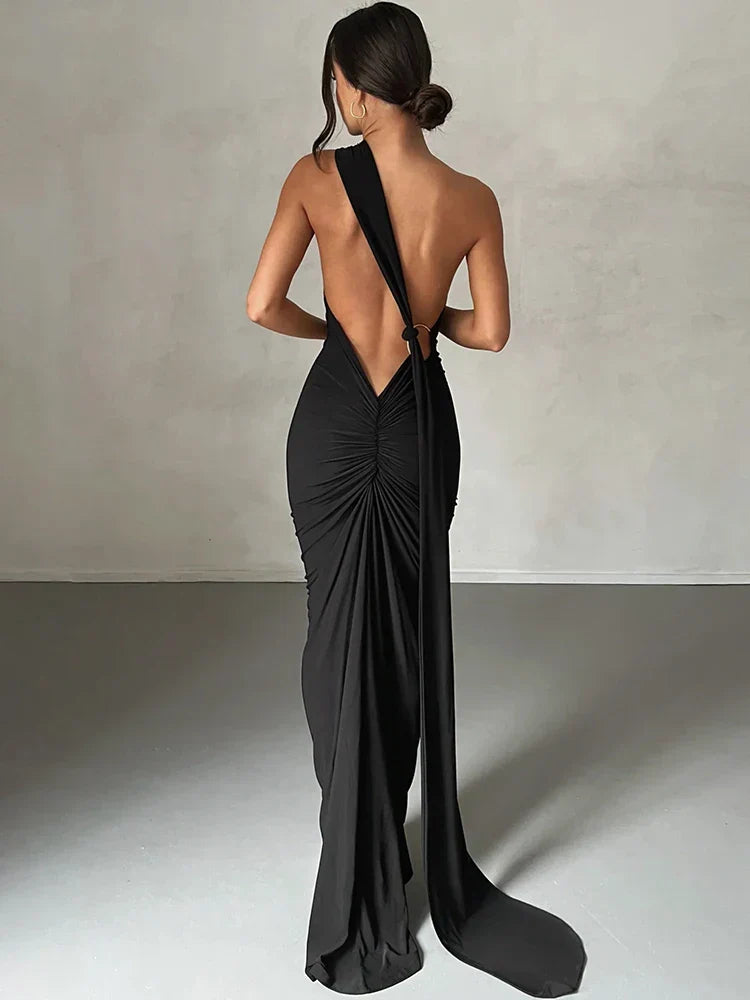 Vestido Largo sin espalda Celestial®