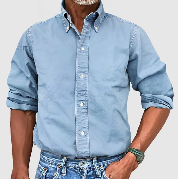 Nelson | Camisa esencial de manga larga