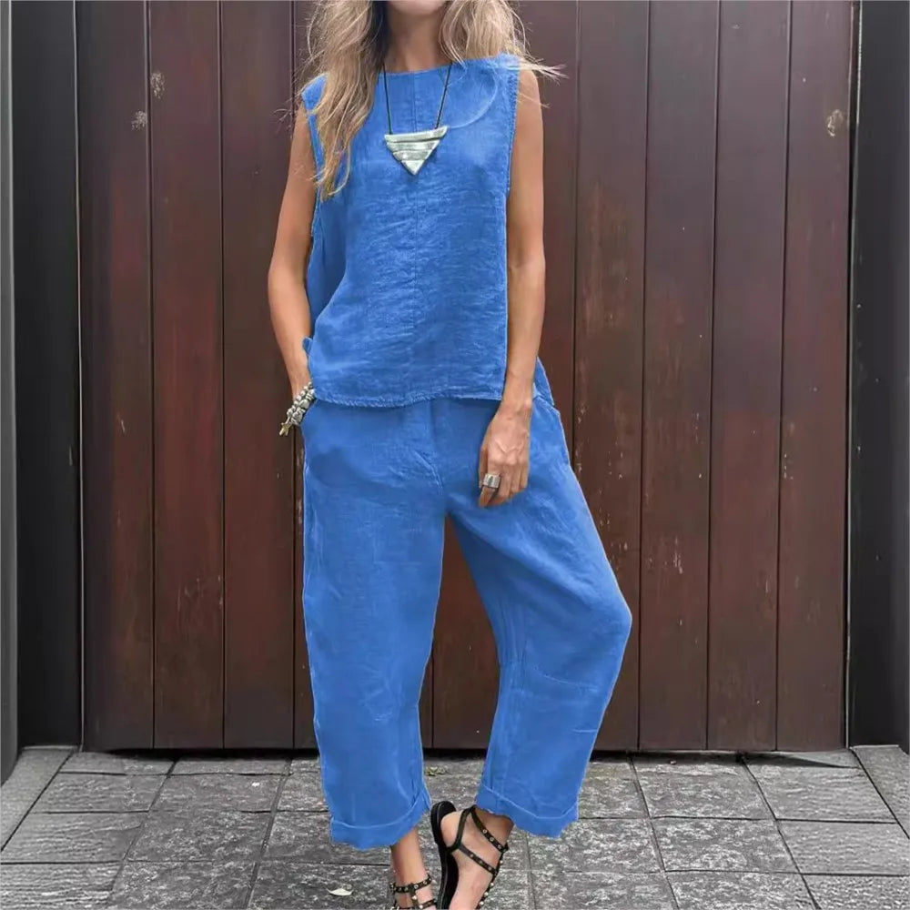 CONJUNTO SANDRA™ TRAJE PRIMAVERA/VERANO MUJER 2024