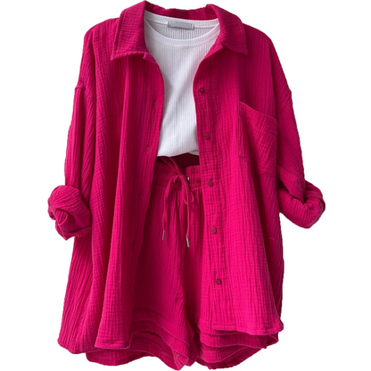 Montrel ™ - Ensemble Suzanne 2 Pièces Décontracté & Confortable